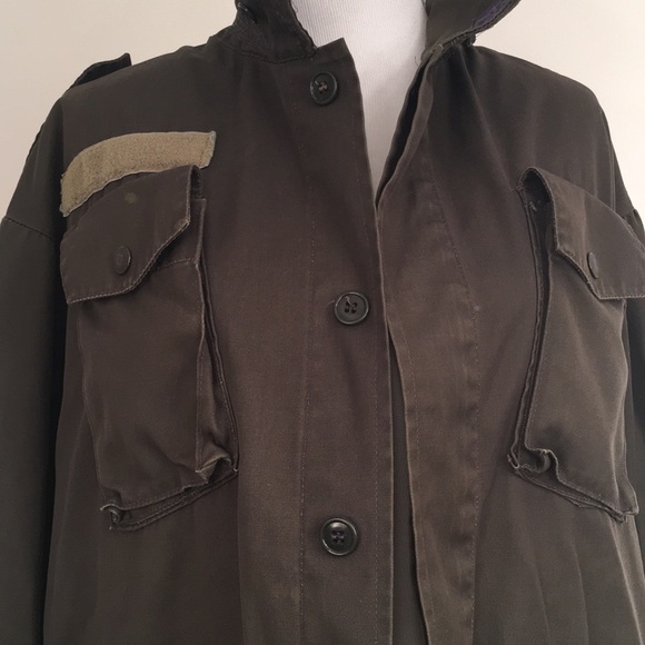 ✅ SOLD Military Jacket Unisex Olive Green LOTS pockets - Picture 2 of 14